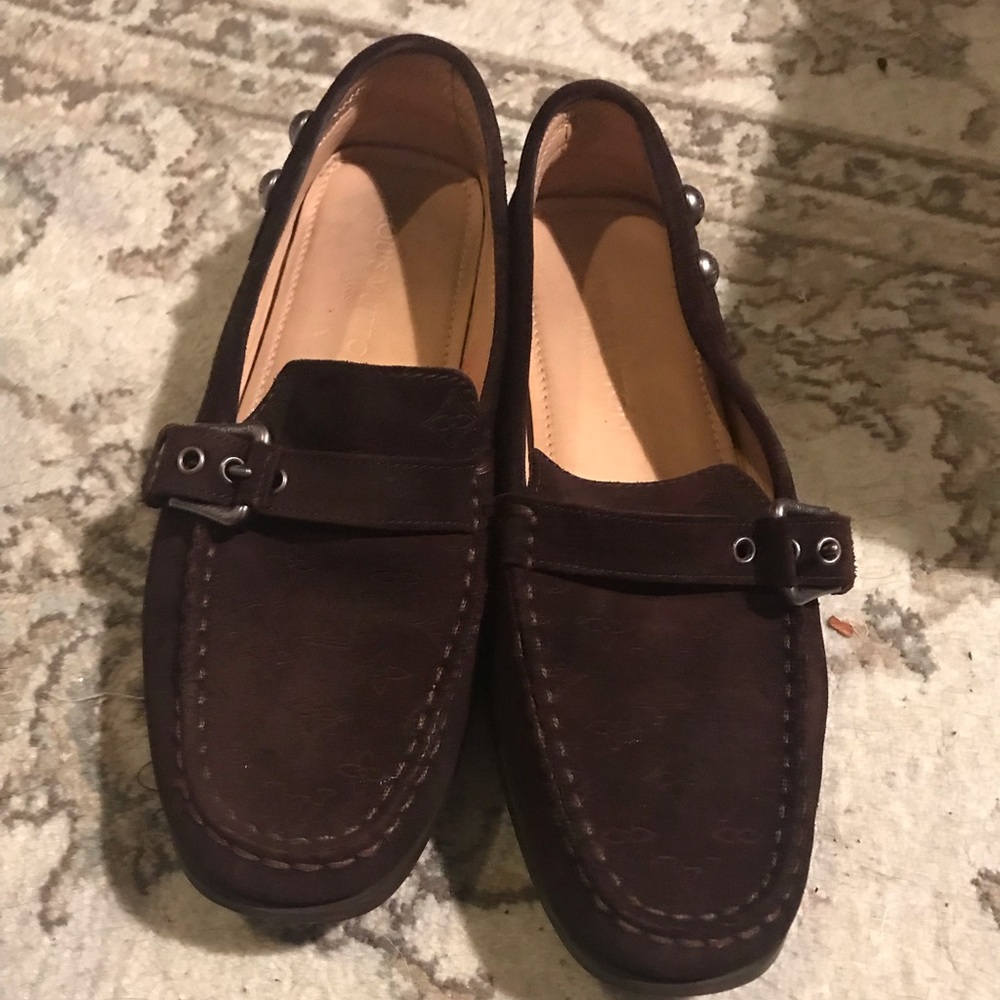 Auth Louis Vuitton loafer/driving shoes 7